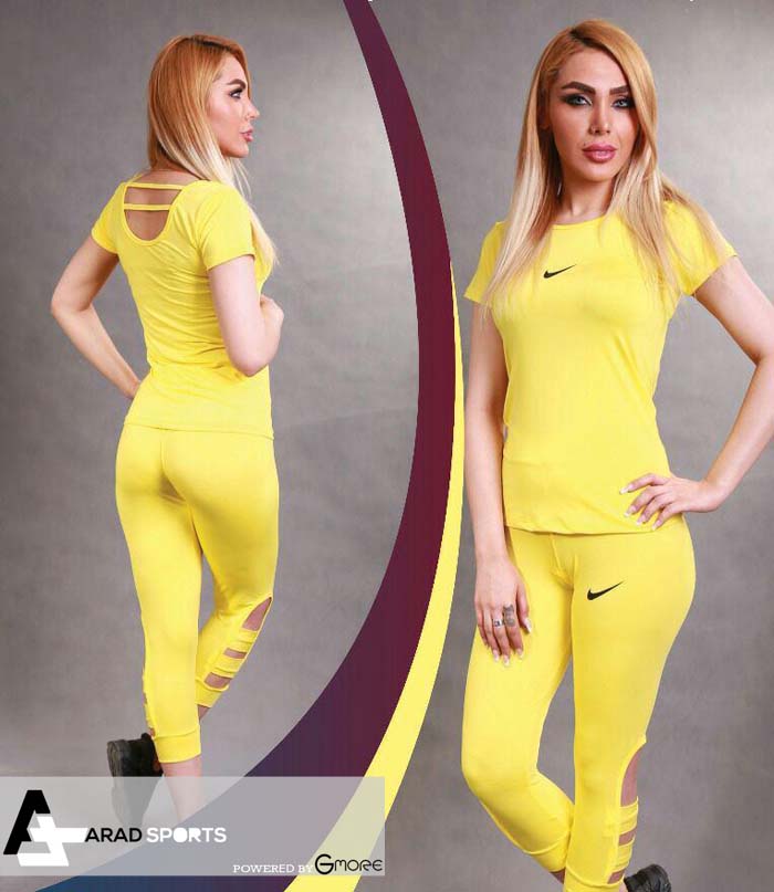 ست لباس و شلوار ورزشی زنانه ست لباس و شلوار ورزشی زنانه